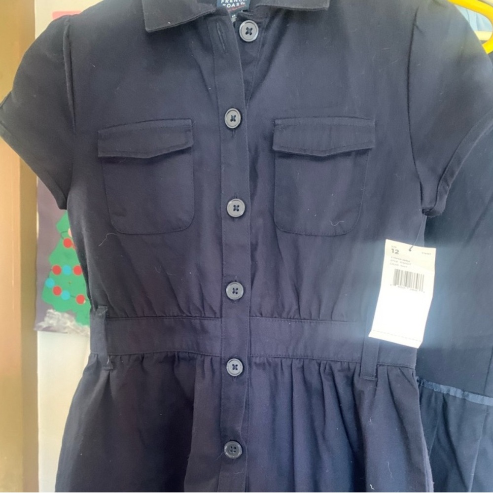 4 Navy Blue Uniform Dresses For Girls Size 12
